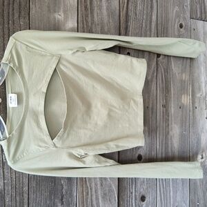 Cotton On light green long sleeved top size small